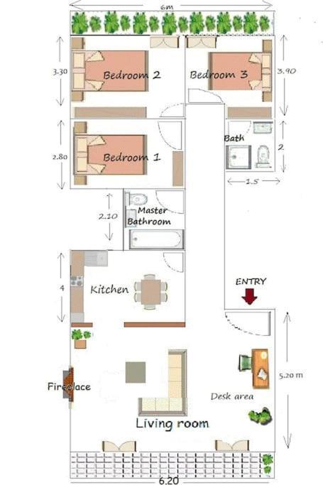 Апартаменти Delphic Moments - Sunny App 3Br, 2Ba With View Екстер'єр фото